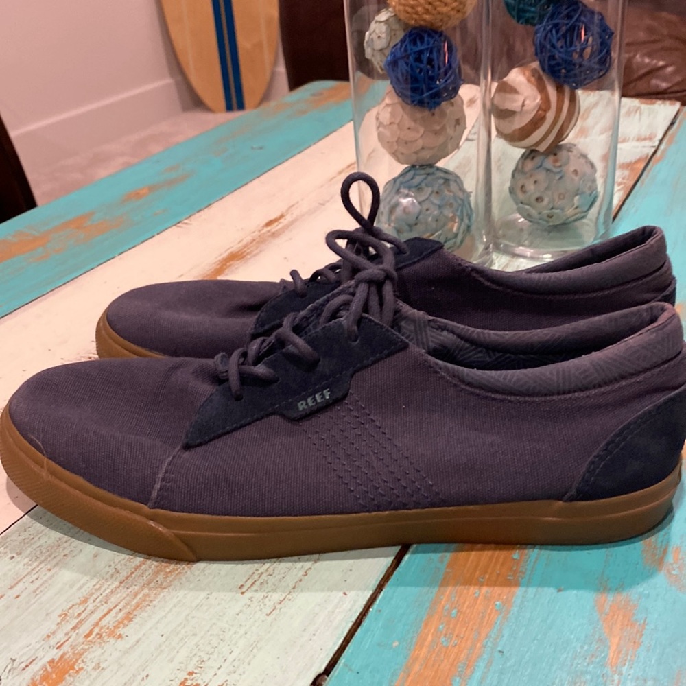 Reef loafers size 11, blue